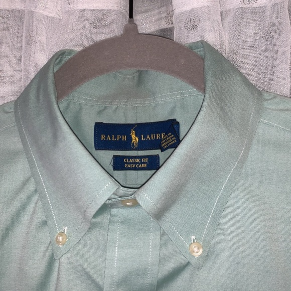 Ralph Lauren Classic Fit Easy Care Size 16 Button Down Shirt - Picture 6 of 16